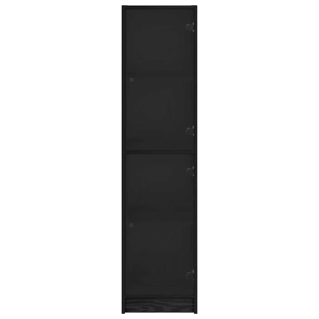 Haut Armoire Chêne noir 35 x 37 x 142 cm Bois d'ingénierie - XIOS