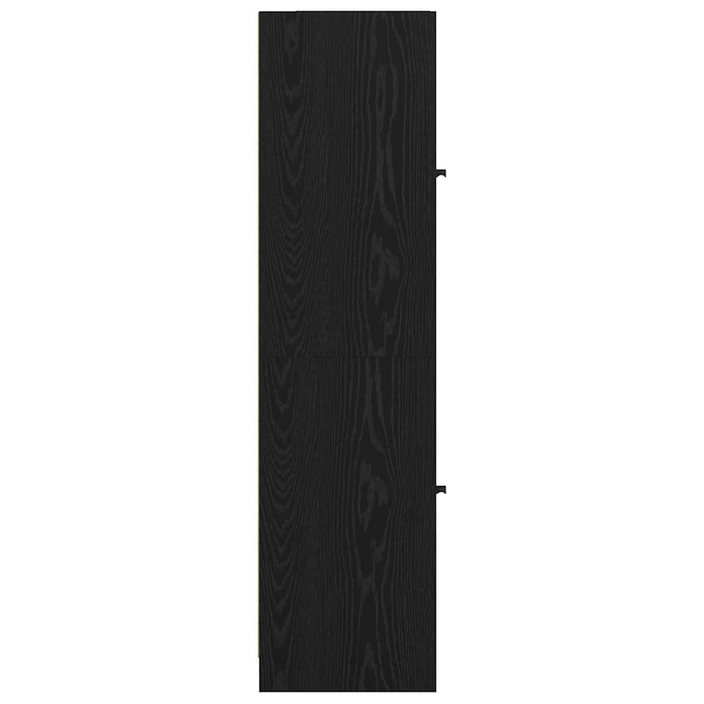 Haut Armoire Chêne noir 35 x 37 x 142 cm Bois d'ingénierie - XIOS