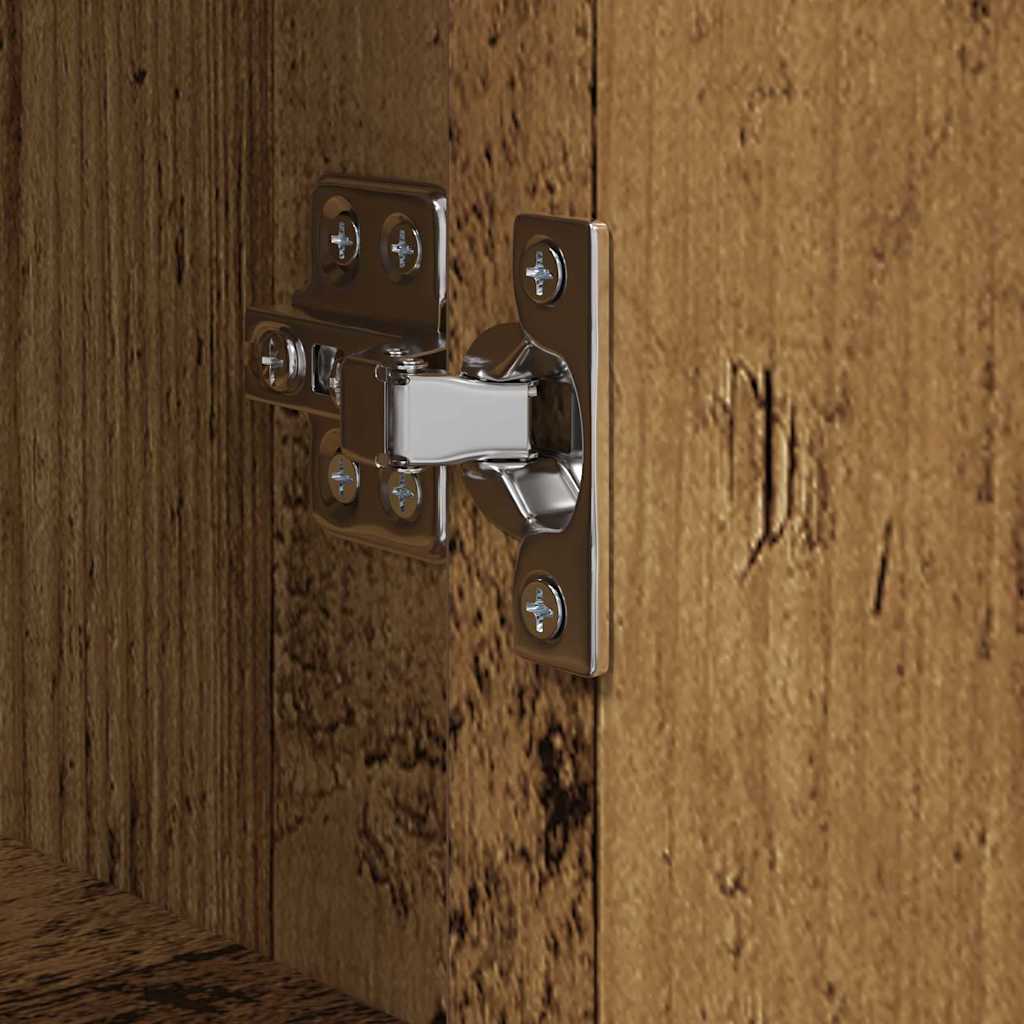 Haut Armoire Bois Ancien 35 x 37 x 142 cm Bois d'ingénierie - XIOS