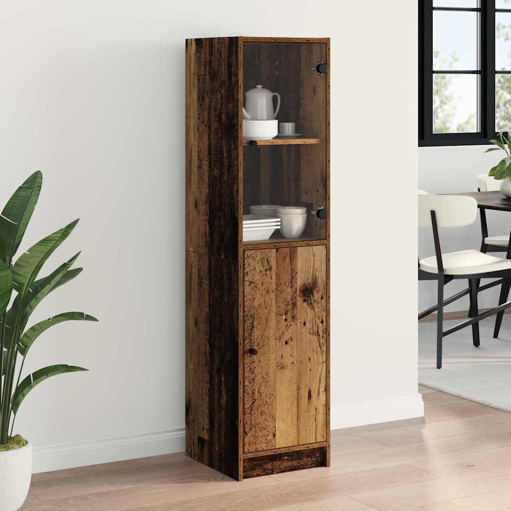 Haut Armoire Bois Ancien 35 x 37 x 142 cm Bois d'ingénierie - XIOS