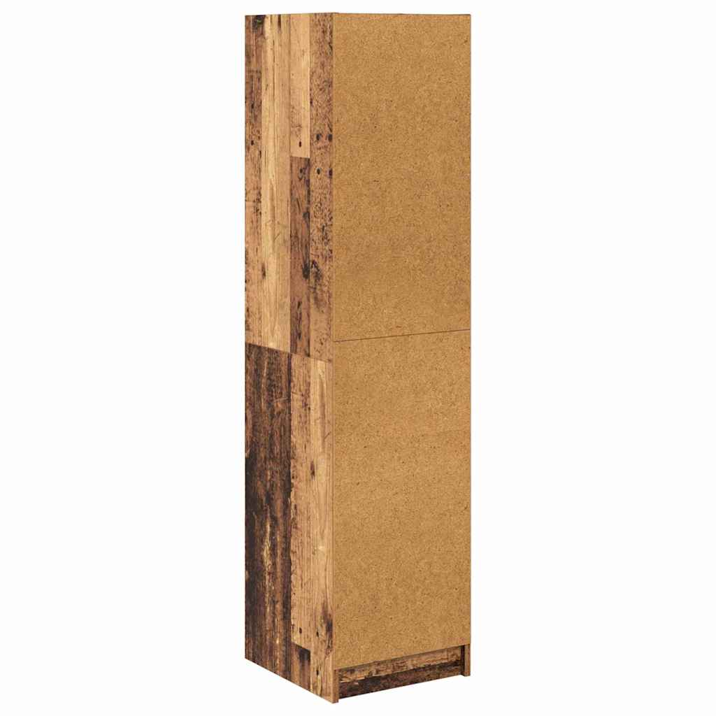 Haut Armoire Bois Ancien 35 x 37 x 142 cm Bois d'ingénierie - XIOS