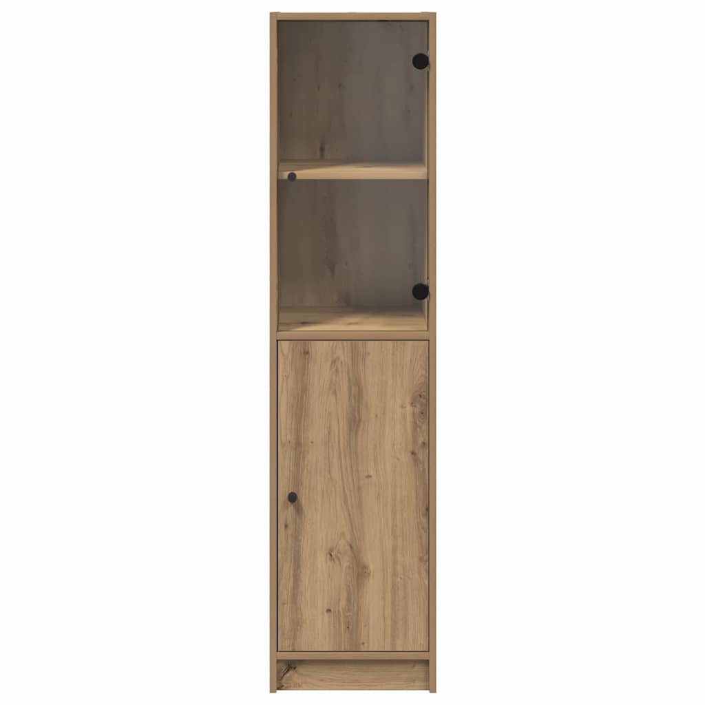 Haut Armoire Chêne artisanal 35 x 37 x 142 cm Bois d'ingénierie - XIOS