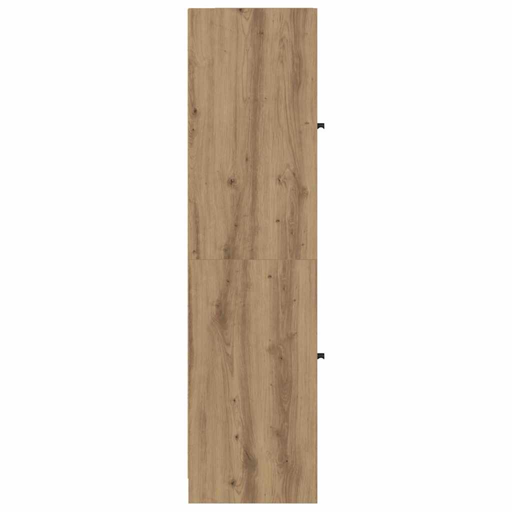 Haut Armoire Chêne artisanal 35 x 37 x 142 cm Bois d'ingénierie - XIOS