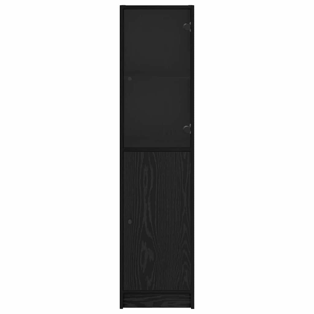 Haut Armoire Chêne noir 35 x 37 x 142 cm Bois d'ingénierie - XIOS