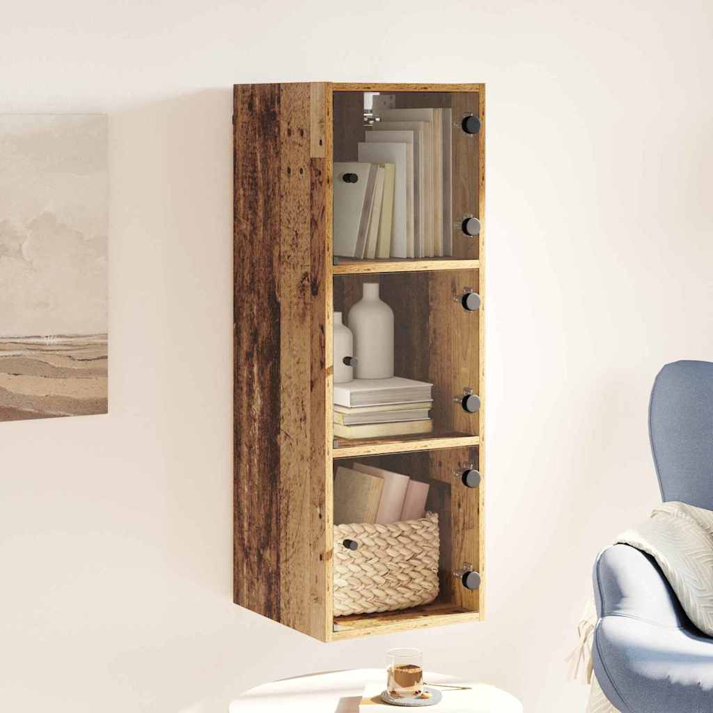Meuble mural 35 x 37 x 102 cm Bois d'ingénierie Bois Ancien - XIOS