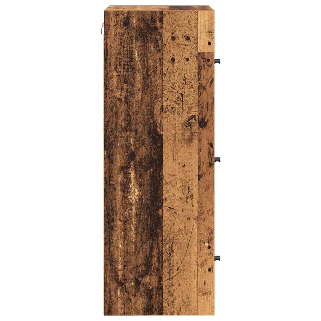 Meuble mural 35 x 37 x 102 cm Bois d'ingénierie Bois Ancien - XIOS