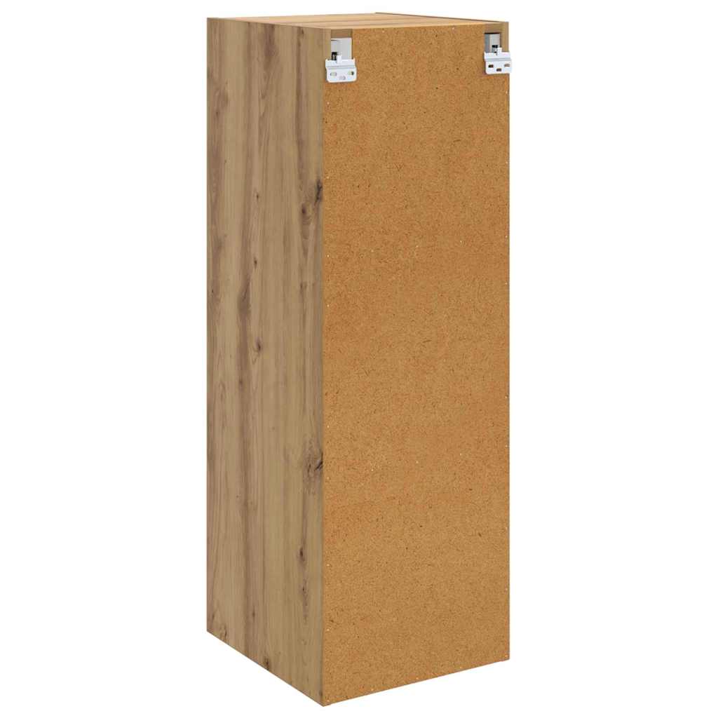 Meuble mural 35 x 37 x 102 cm Bois d'ingénierie Chêne artisanal - XIOS