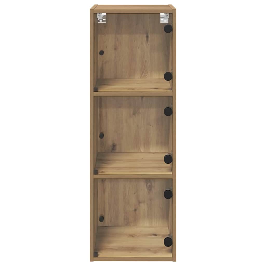 Meuble mural 35 x 37 x 102 cm Bois d'ingénierie Chêne artisanal - XIOS