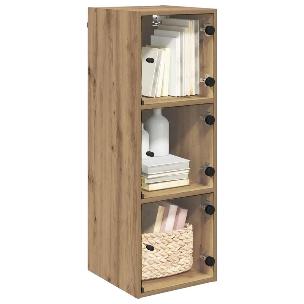 Meuble mural 35 x 37 x 102 cm Bois d'ingénierie Chêne artisanal - XIOS