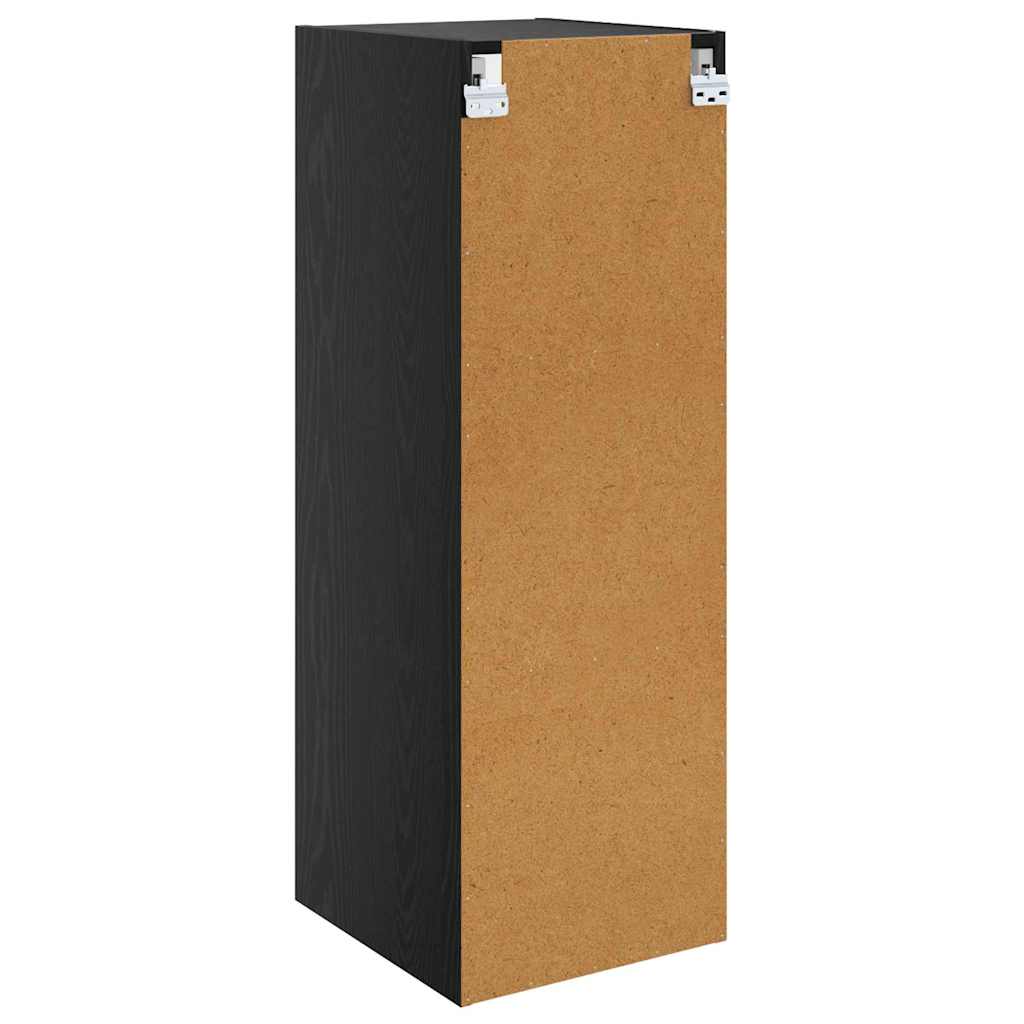 Meuble mural Chêne noir 35 x 37 x 102 cm Bois d'ingénierie - XIOS