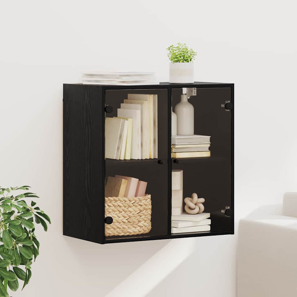 Meuble mural Chêne noir 68 x 37 x 68,5 cm Bois d'ingénierie - XIOS