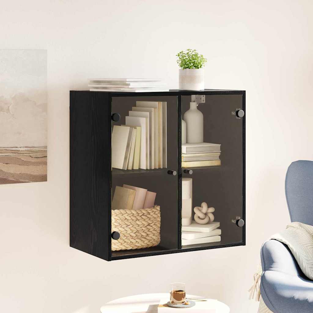 Meuble mural Chêne noir 68 x 37 x 68,5 cm Bois d'ingénierie - XIOS