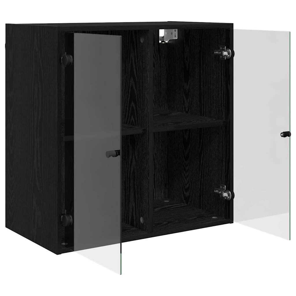 Meuble mural Chêne noir 68 x 37 x 68,5 cm Bois d'ingénierie - XIOS