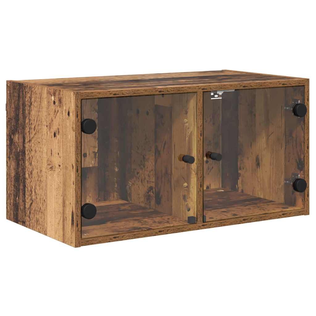Cabinets muraux Montage mural 2 pcs Bois Ancien 68 x 37 x 35 cm - XIOS