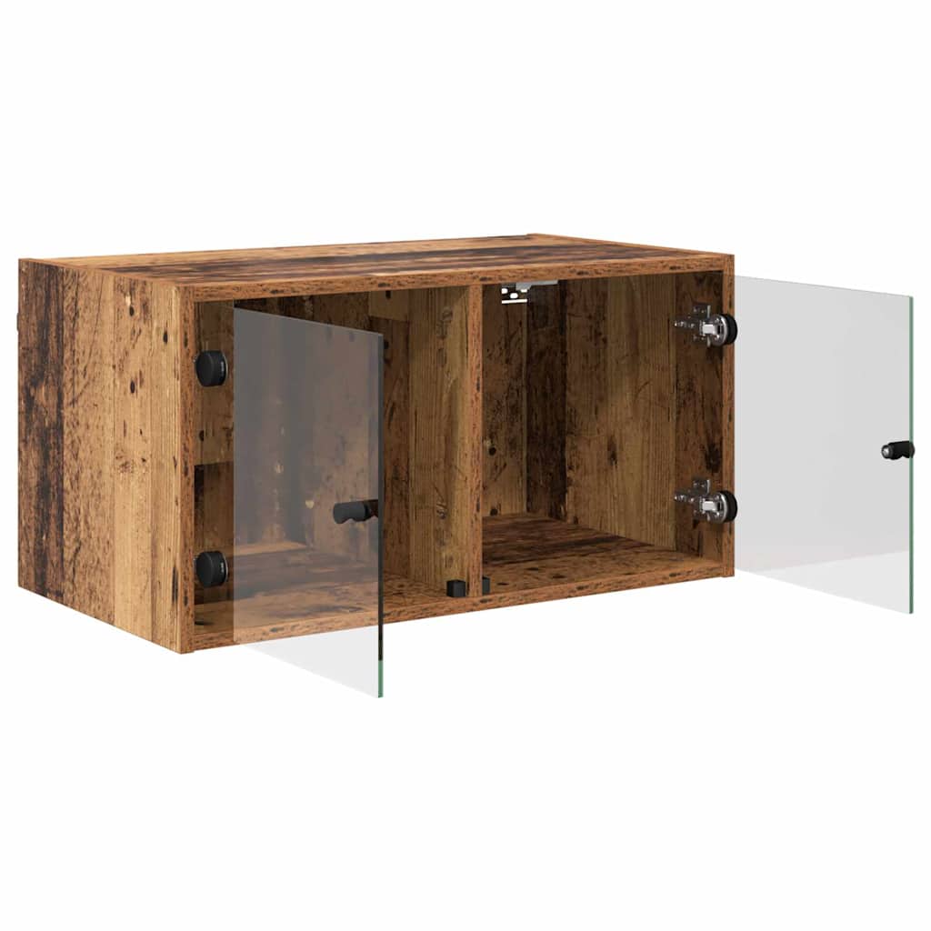 Cabinets muraux Montage mural 2 pcs Bois Ancien 68 x 37 x 35 cm - XIOS