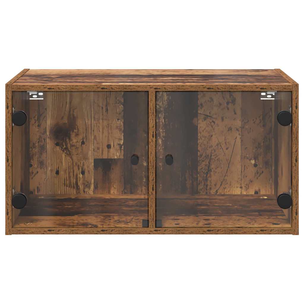 Cabinets muraux Montage mural 2 pcs Bois Ancien 68 x 37 x 35 cm - XIOS
