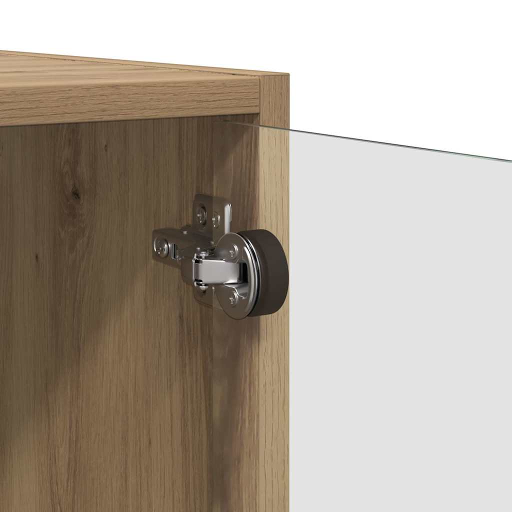 Cabinets muraux 2 pcs Chêne artisanal 68 x 37 x 35 cm - XIOS