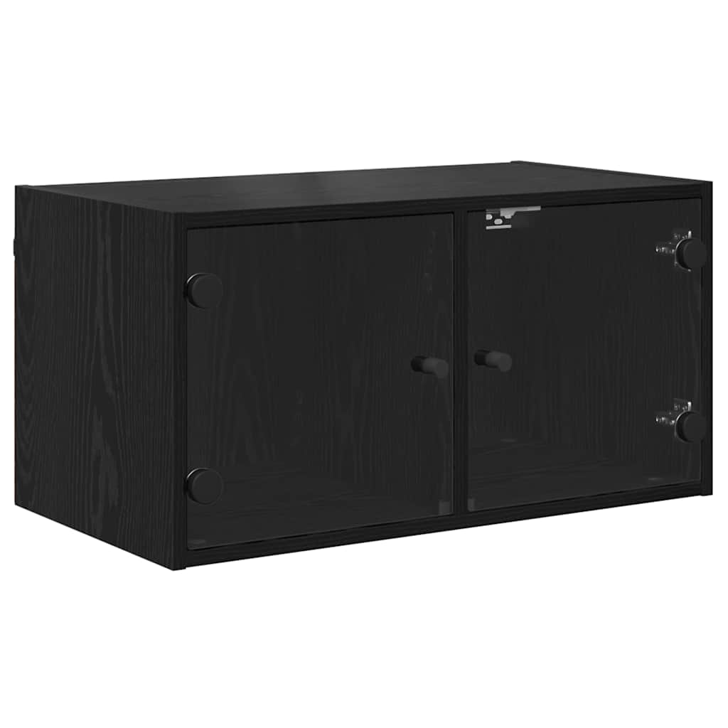 Cabinets muraux Montage mural 2 pcs Chêne noir 68 x 37 x 35 cm - XIOS