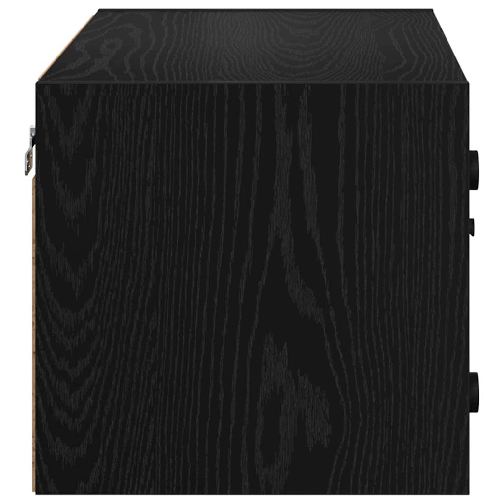 Cabinets muraux Montage mural 2 pcs Chêne noir 68 x 37 x 35 cm - XIOS