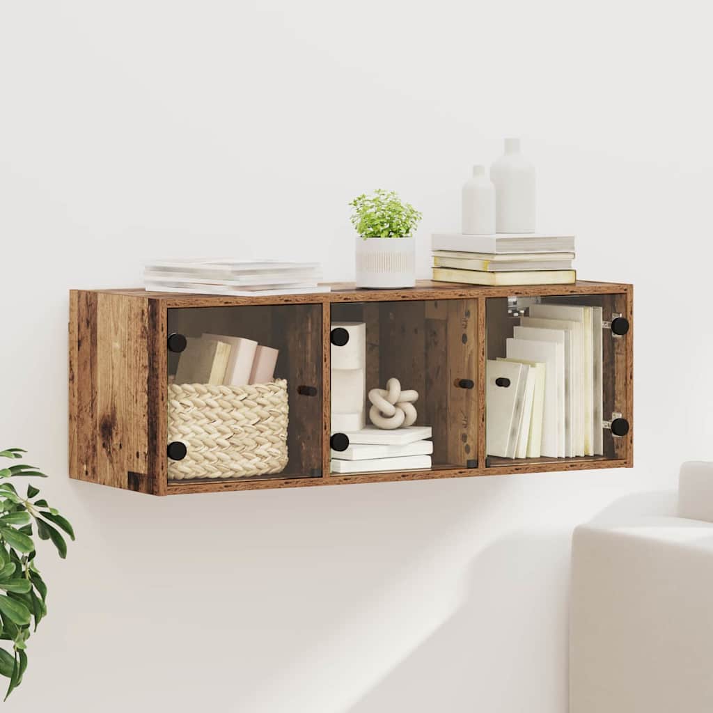 Meuble mural Bois Ancien 102 x 37 x 35 cm Bois d'ingénierie - XIOS