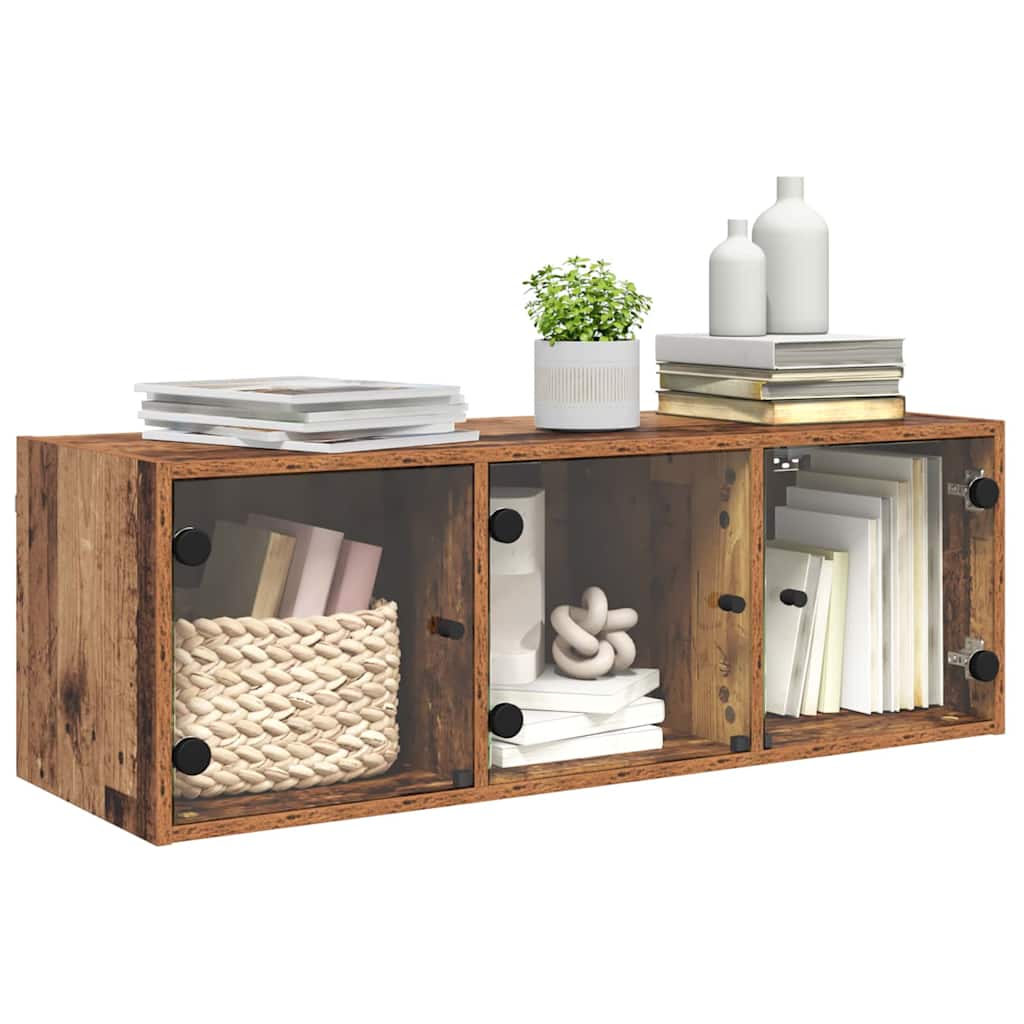 Meuble mural Bois Ancien 102 x 37 x 35 cm Bois d'ingénierie - XIOS