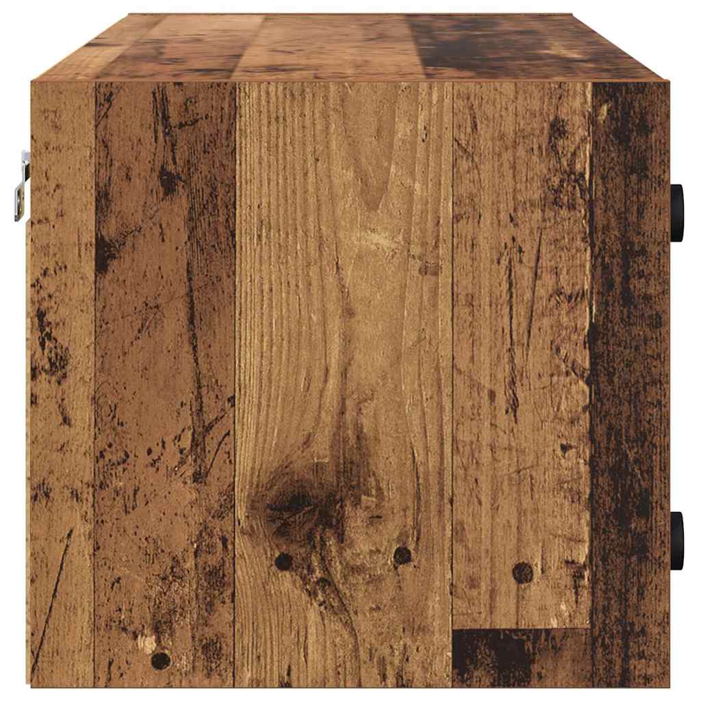 Meuble mural Bois Ancien 102 x 37 x 35 cm Bois d'ingénierie - XIOS