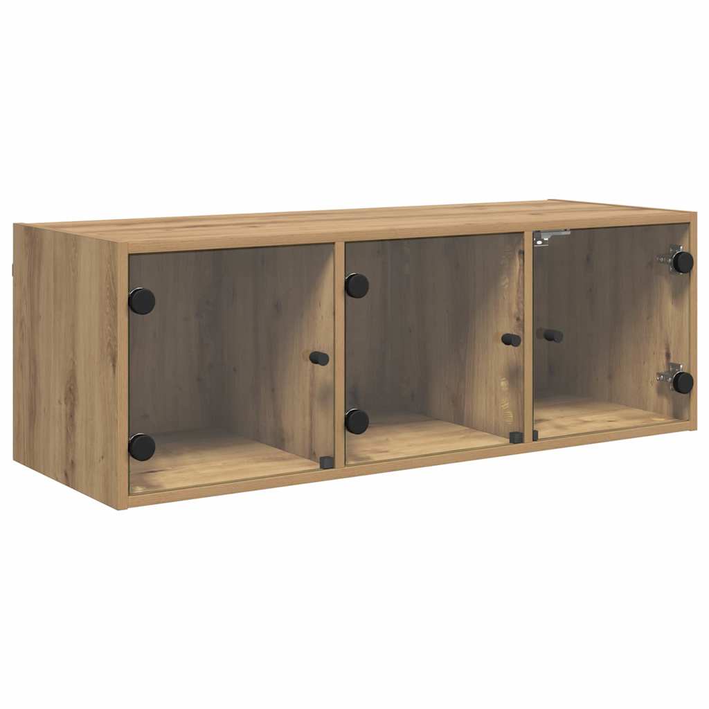 Meuble mural 102 x 37 x 35 cm Bois d'ingénierie Chêne artisanal - XIOS