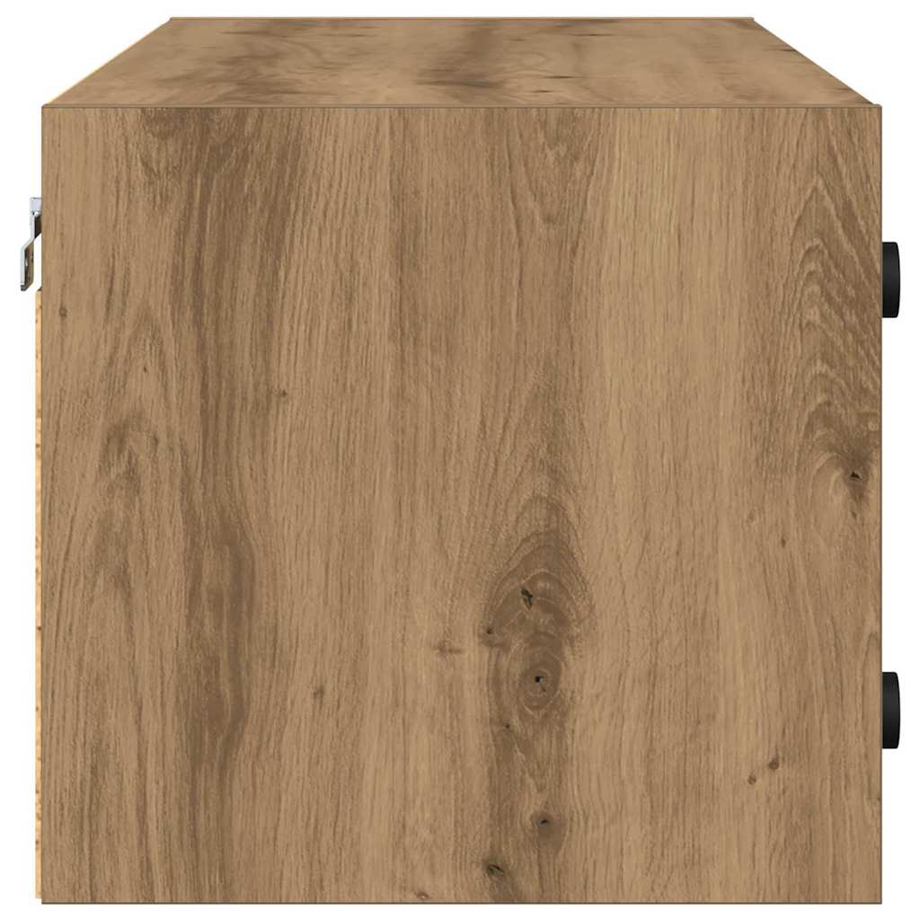 Meuble mural 102 x 37 x 35 cm Bois d'ingénierie Chêne artisanal - XIOS
