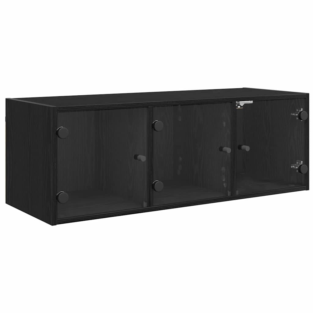 Meuble mural Chêne noir 102 x 37 x 35 cm Bois d'ingénierie