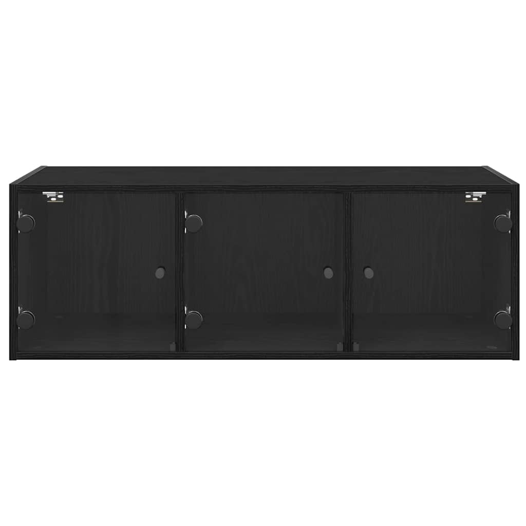 Meuble mural Chêne noir 102 x 37 x 35 cm Bois d'ingénierie