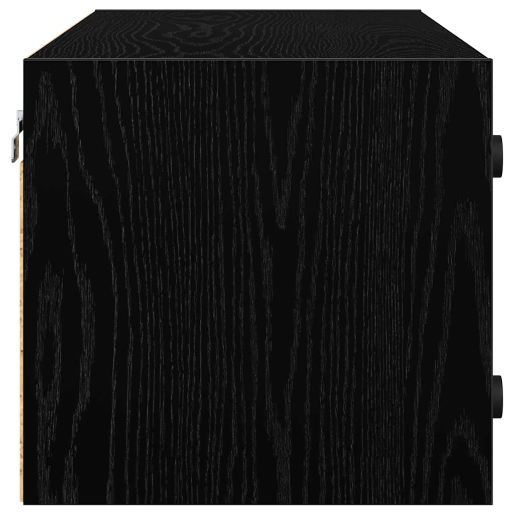 Meuble mural Chêne noir 102 x 37 x 35 cm Bois d'ingénierie