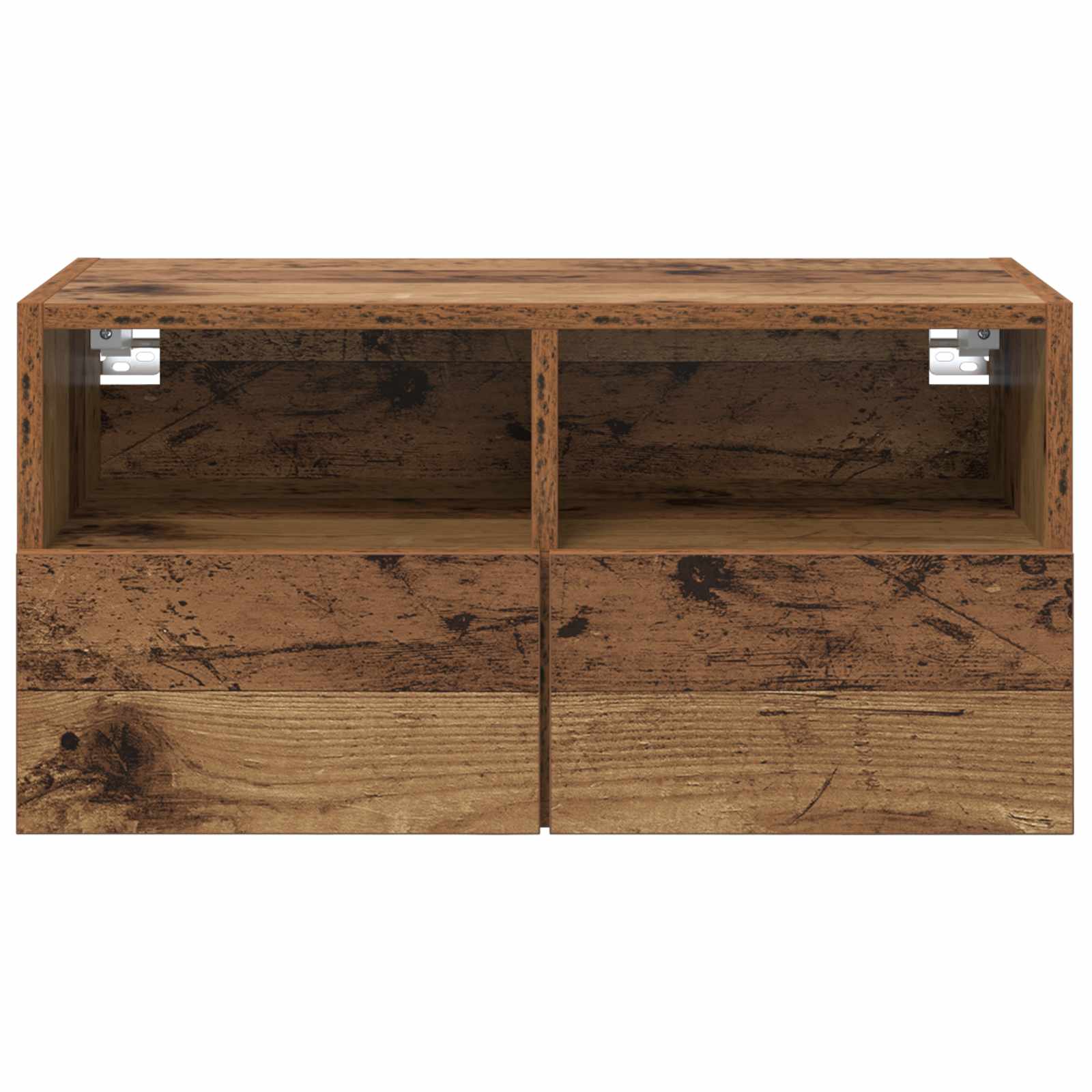 Meubles TV muraux 2 pcs Bois Ancien 60 x 30 x 30 cm - XIOS