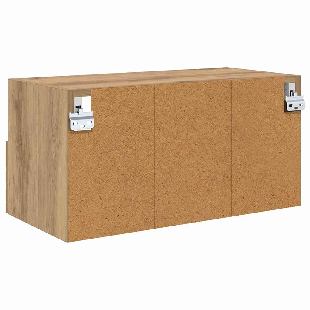 Meubles TV muraux 2 pcs Chêne artisanal 60 x 30 x 30 cm - XIOS