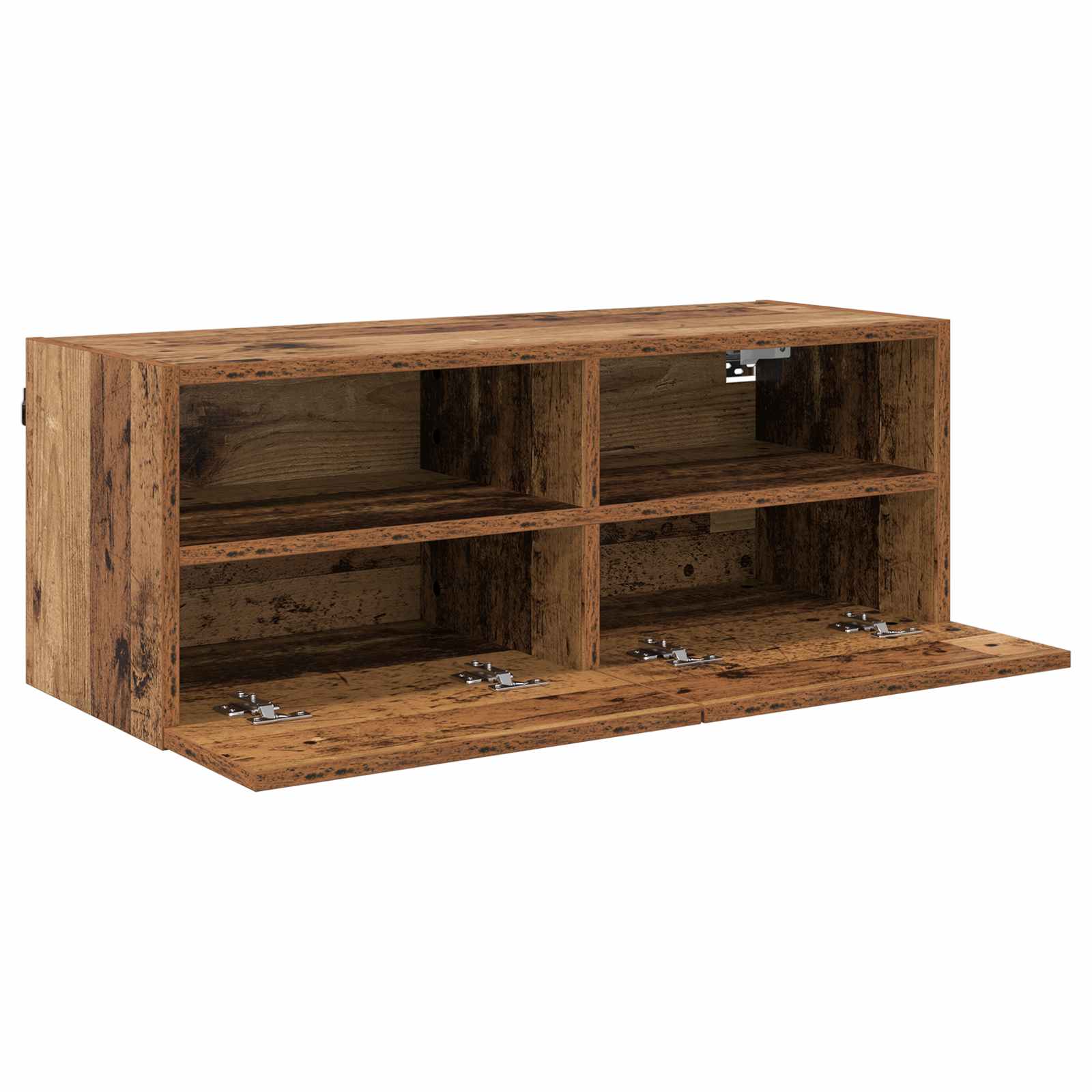 Meubles TV muraux 2 pc Bois Ancien Bois d'ingénierie