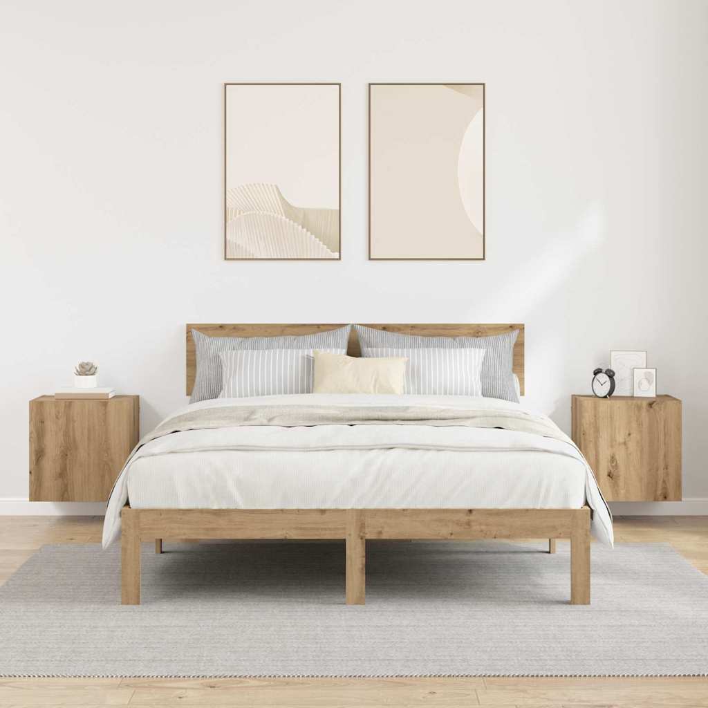 Meubles TV muraux 2 pcs Chêne artisanal 40,5x30x40cm - XIOS