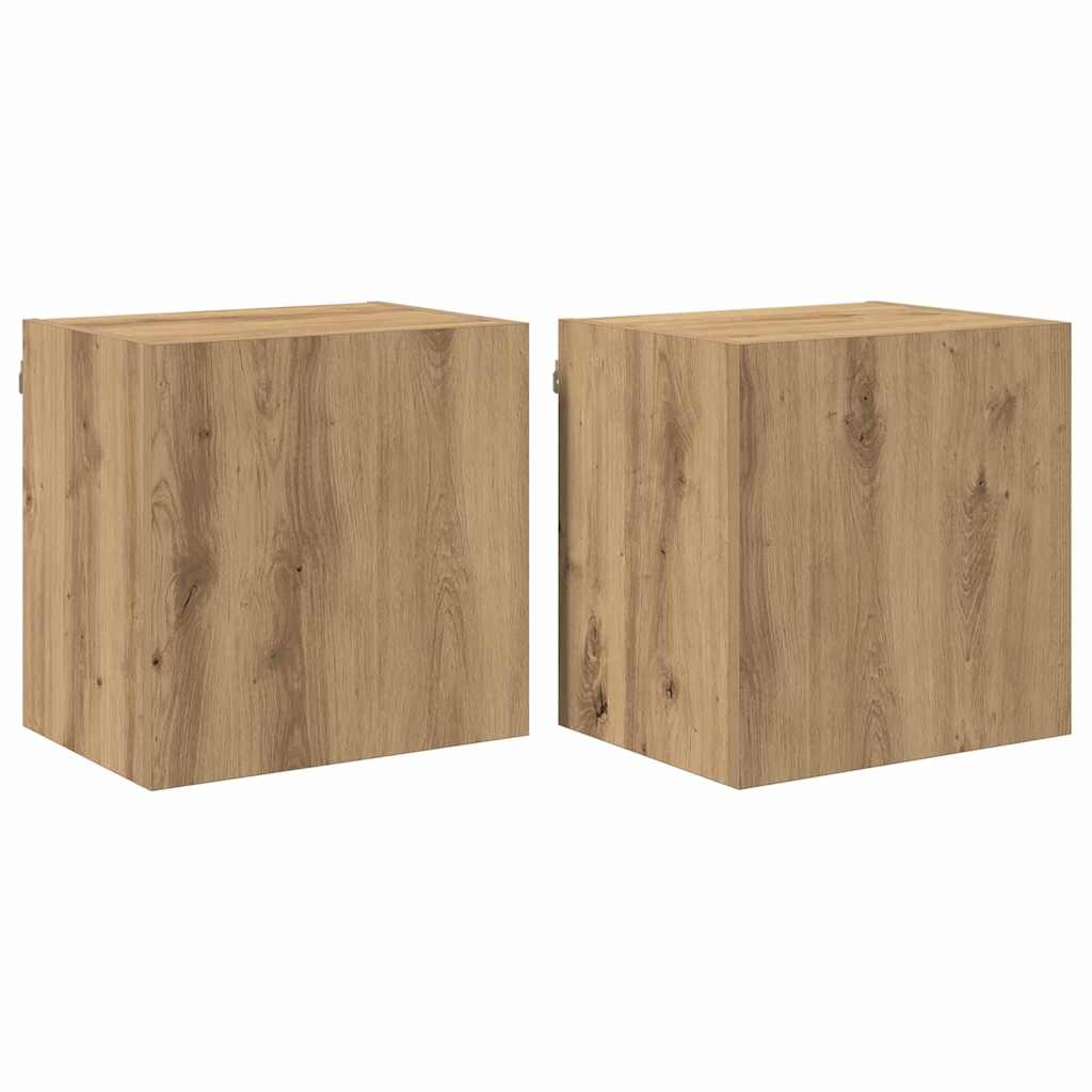 Meubles TV muraux 2 pcs Chêne artisanal 40,5x30x40cm - XIOS