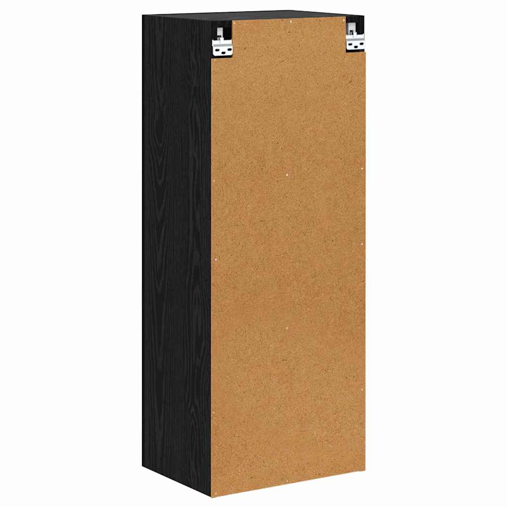 Meuble TV mural Chêne noir 40,5 x 30 x 102 cm Bois d'ingénierie - XIOS