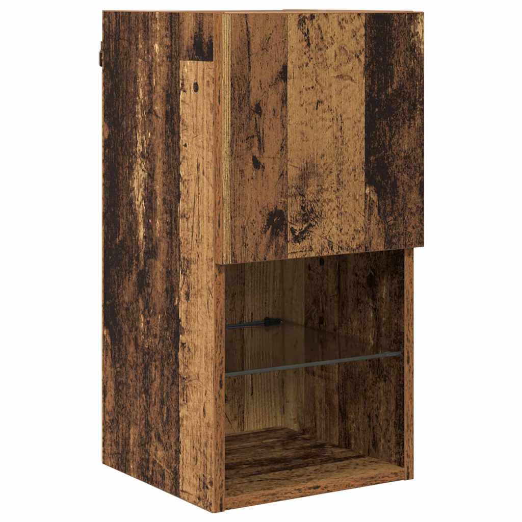 Meubles TV muraux 2 pc Bois ancien Bois d'ingénierie - XIOS