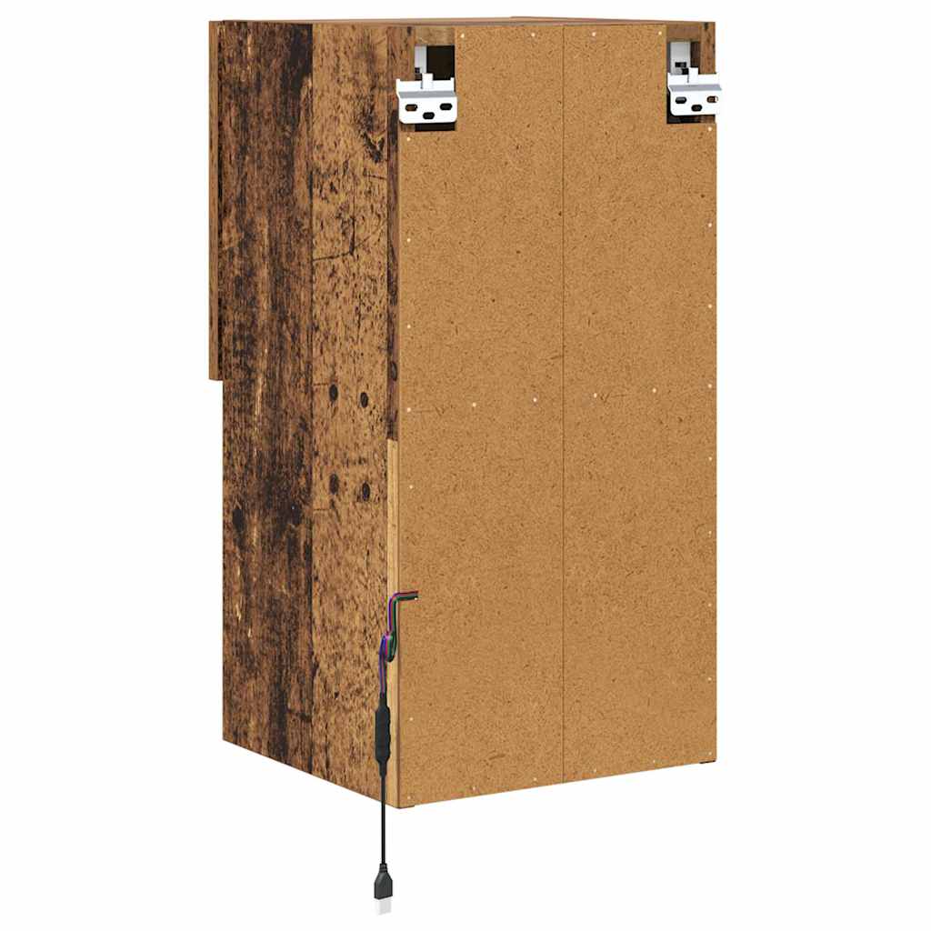 Meubles TV muraux 2 pc Bois ancien Bois d'ingénierie - XIOS