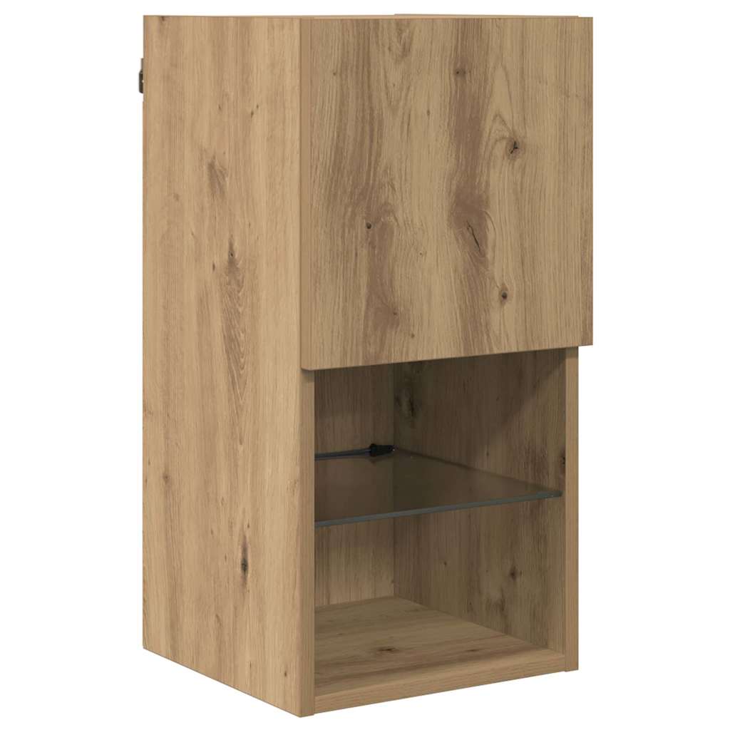 Meubles TV muraux 2 pcs Chêne artisanal 30,5 x 30 x 60 cm - XIOS