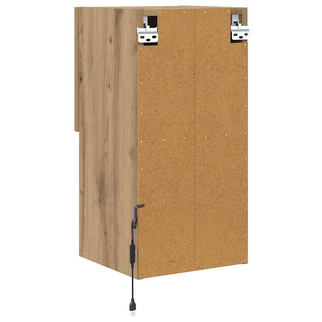 Meubles TV muraux 2 pcs Chêne artisanal Bois d'ingénierie - XIOS