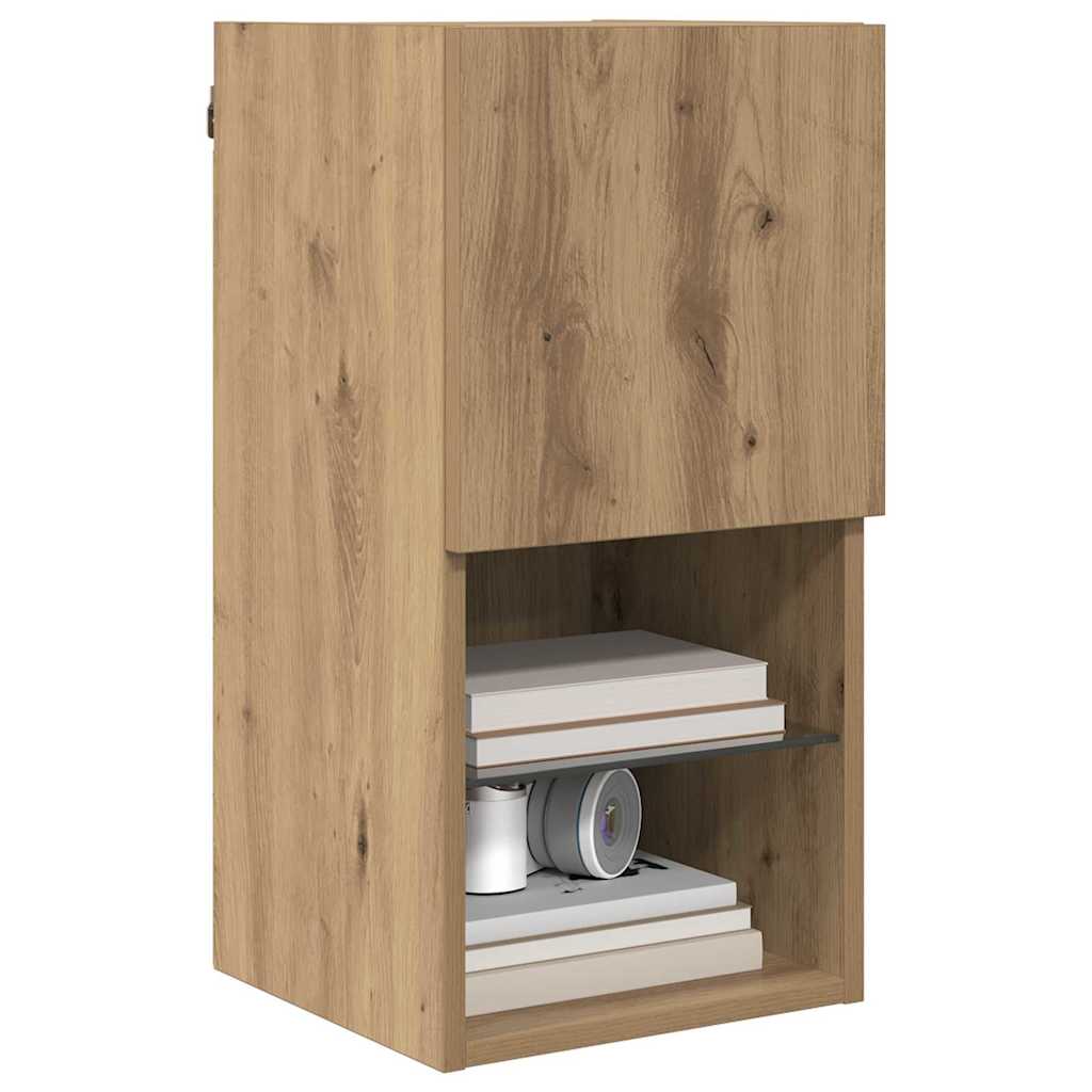 Meubles TV muraux 2 pcs Chêne artisanal Bois d'ingénierie - XIOS