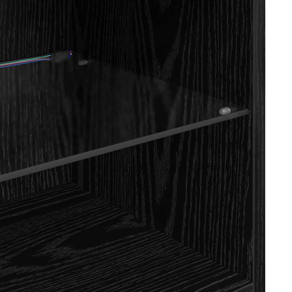 Meubles TV muraux 2 pcs Chêne noir 30,5 x 30 x 60 cm - XIOS