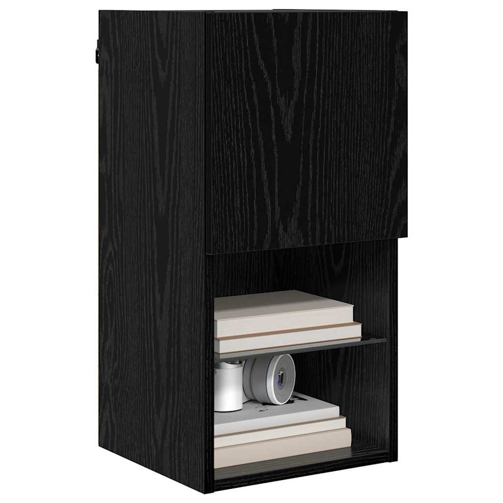 Meubles TV muraux 2 pcs Chêne noir 30,5 x 30 x 60 cm - XIOS