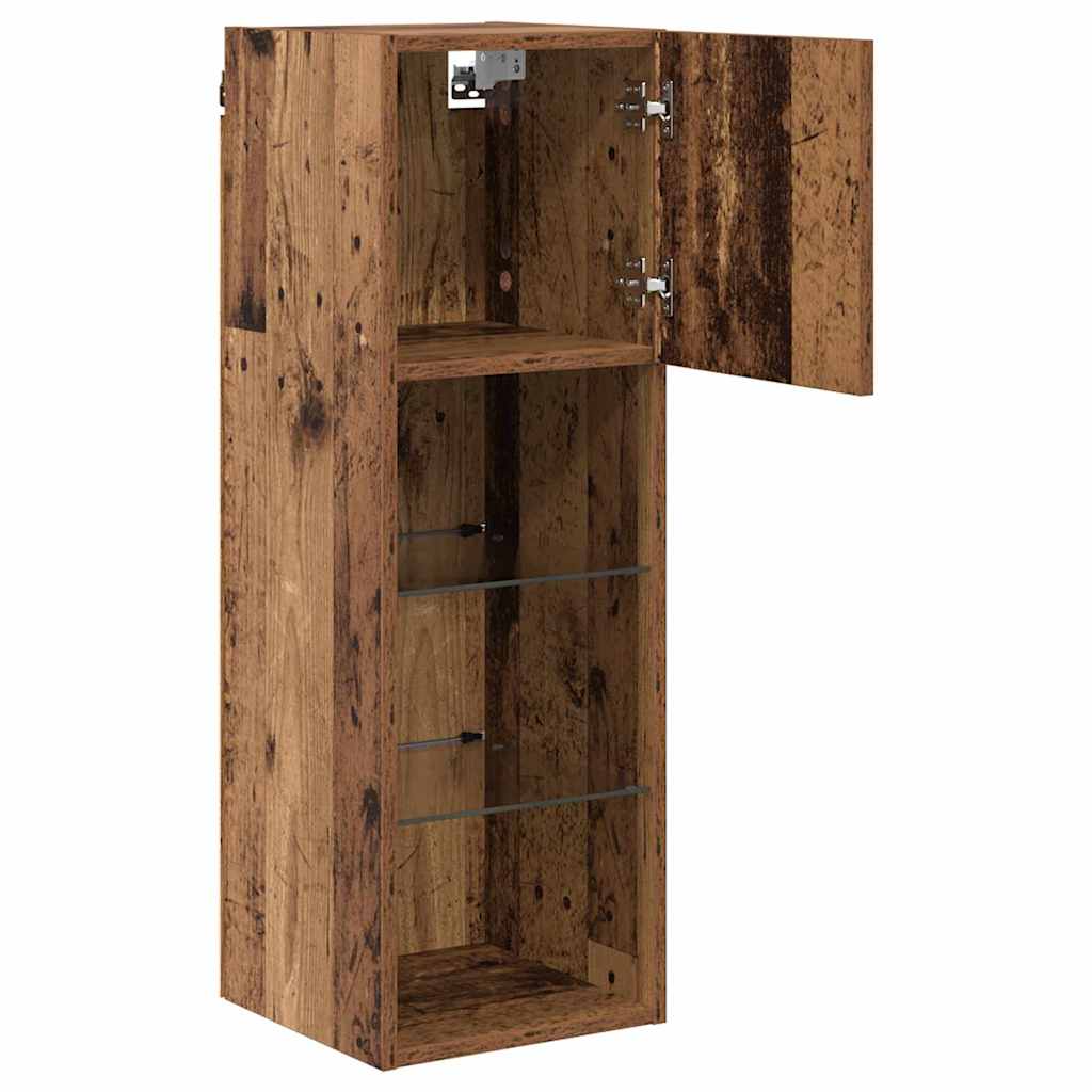 Meubles TV muraux 2 pcs Bois Ancien 30,5 x 30 x 90 cm - XIOS