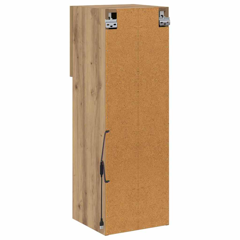 Meubles TV muraux 2 pcs Chêne artisanal 30,5 x 30 x 90 cm - XIOS