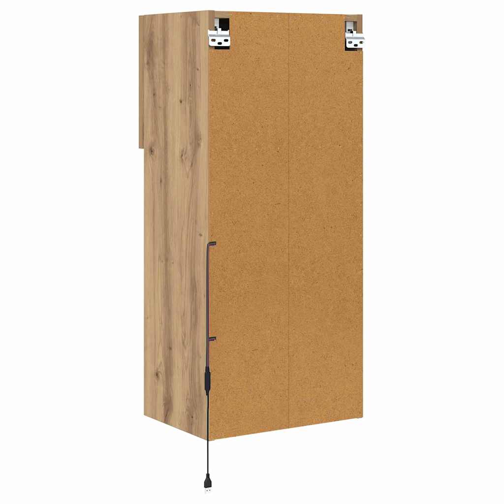 Meubles TV muraux 2 pcs Chêne artisanal 40,5 x 30 x 90 cm - XIOS