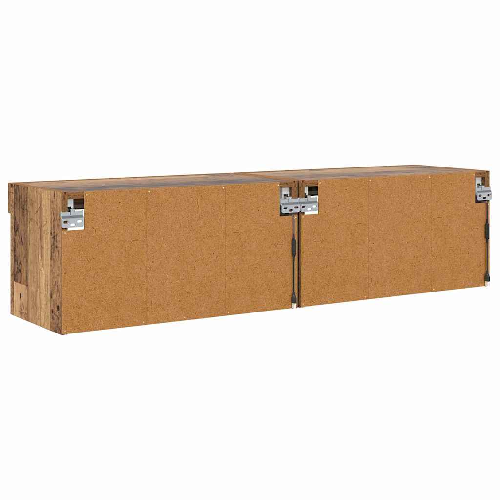 Ensemble meuble TV 2 pc Bois Ancien Bois d'ingénierie - XIOS