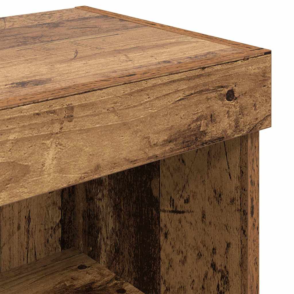 Meubles TV muraux Panama 2 pcs Bois ancien 100 x 30 x 30 cm - XIOS