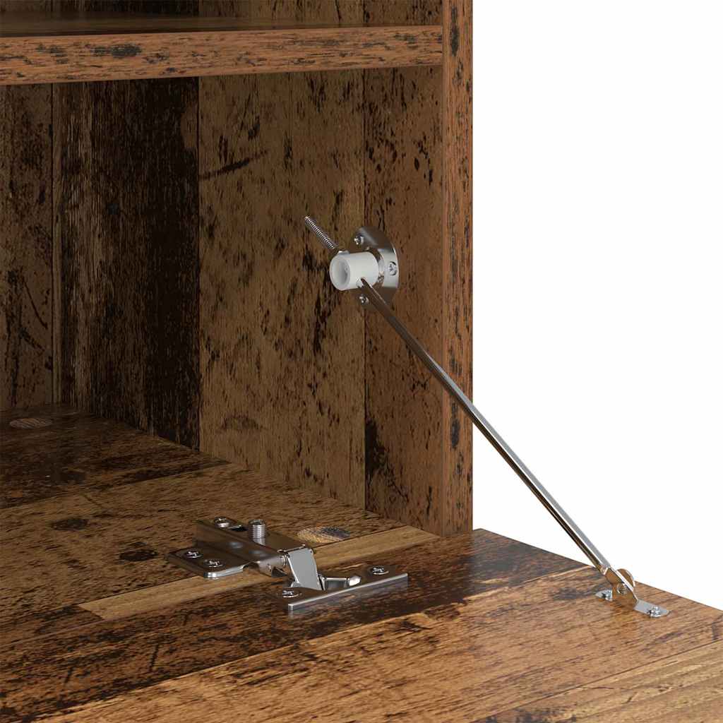 Meuble TV mural Bois Ancien 100 x 30 x 40 cm Bois d'ingénierie - XIOS
